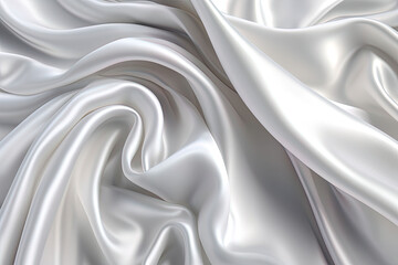 Obraz premium White silk background image