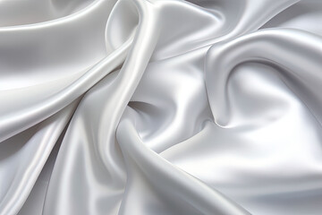 Obraz premium White silk background image