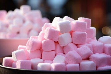 Lots of little marshmallows. Generative AI