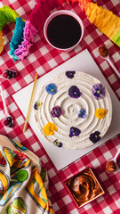 cup of cofre and cake