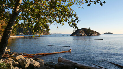 Fall season at Whytecliff Park, West Vancouver, British Columbia, Canada © StandbildCA