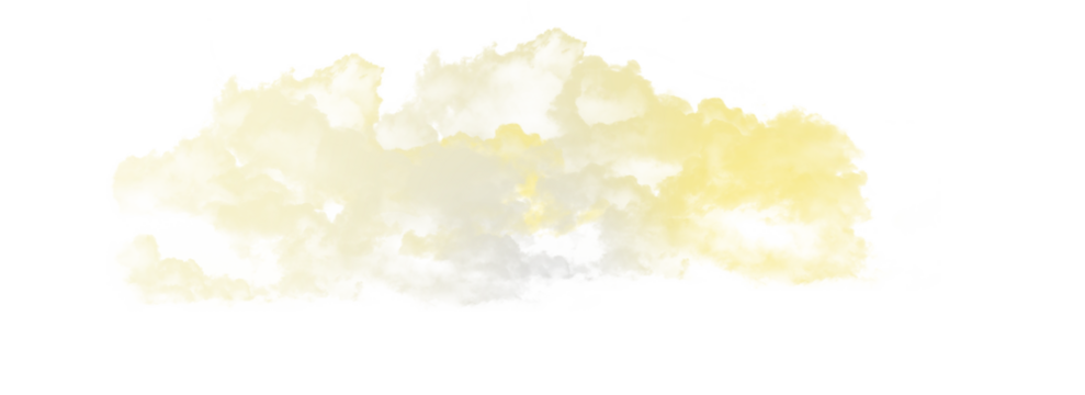 Abstract cloud illuminated with neon light with Isolate background