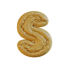 Plastic or Rubber 3D Alphabet or PNG Letters