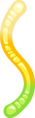 Jelly Gum Worm Candy