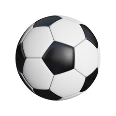 soccer ball isolated on white © che