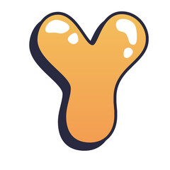 bubble candy  font text design