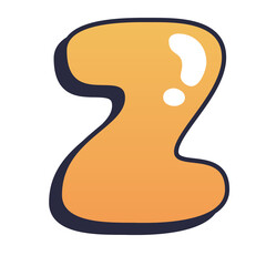 bubble candy  font text design