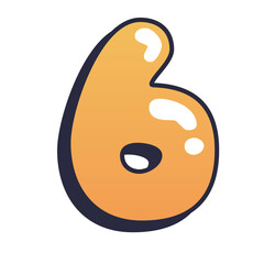 bubble candy  font text design