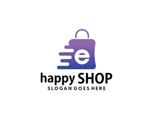 Modern Online Shop Logo designs Template