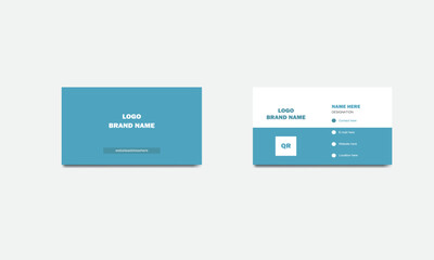 Modern & Unique Business Card Design. Simple Business Card Vector 