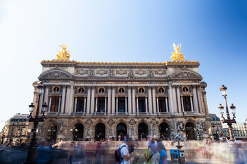 Fototapeta premium Facade of Academie Nationale de Musique, Paris