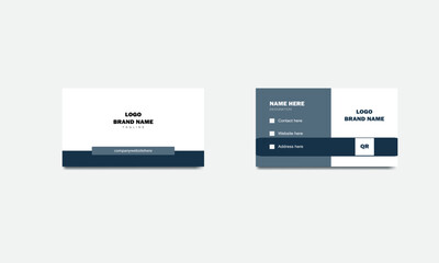 Professional & Creative Identity Card Design. Modern Business Card Template 