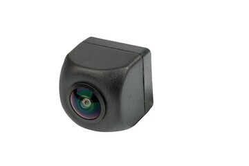 car rear view camera isolated on white background 2