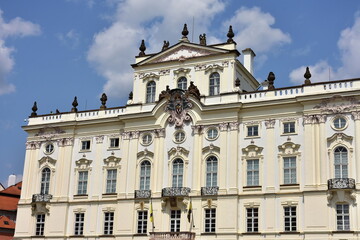 Fototapeta na wymiar archbishop palace in Prague,Czech republic