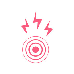 acute pain lightning vector sign icon symbol