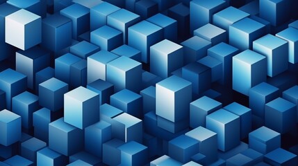 Obraz premium Vector isometric background with cubes.futuristic geo.Generative AI