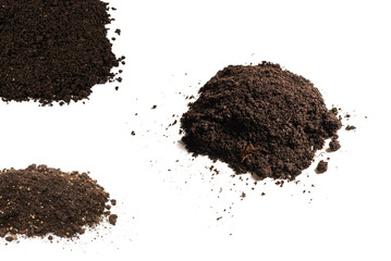 Black land for plant.