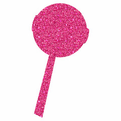 Pink candy holiday design decoration.