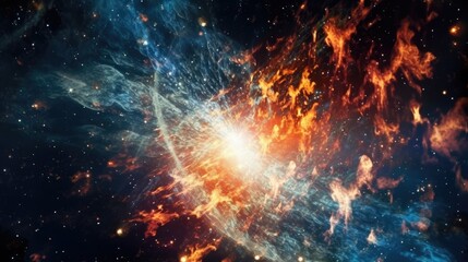 Fototapeta premium An endless galaxy that amazes mortal man. Generative AI Technology 