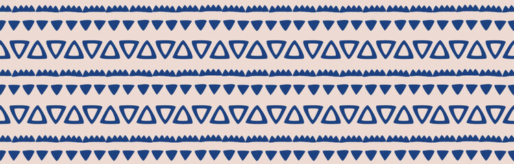 Ethnic abstract ikat art. Seamless pattern in tribal, folk embroidery, and Mexican style. Aztec geometric art ornament print. Design for carpet, wallpaper, clothing, wrapping, fabric, cover, textile.