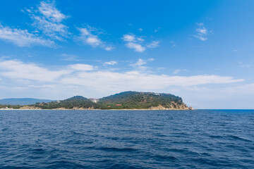Fototapeta na wymiar Island in Halkidiki, Greece 