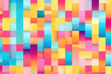 Abstract Pixel Mosaic: Mesmerizing Generative AI Pattern in Vibrant Blues
