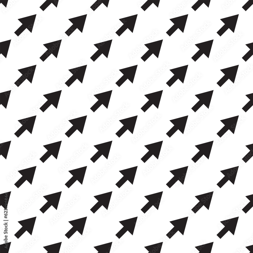 Poster seamless color pattern with arrows motif. minimalist abstract background. simple modern print with p