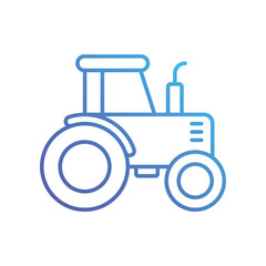 Tractor icon, Vector Stock illustration.