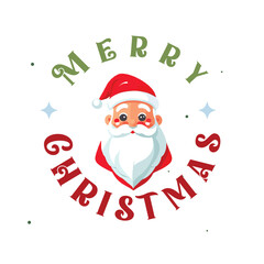 Merry Christmas 25th December wishes vector illustration creative