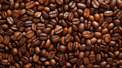 Obraz premium coffee beans texture background