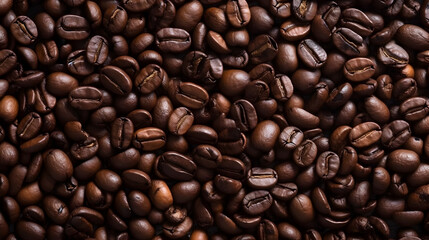 Fototapeta premium coffee beans texture background