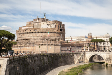 Castel Sant'Angelo in Rome (Italy).