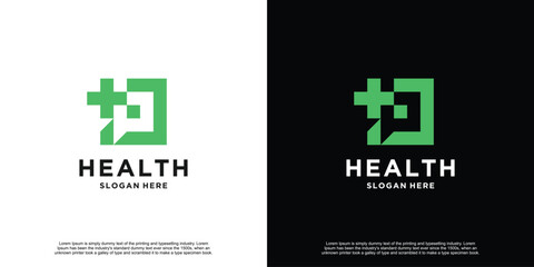 Inspiration Latter Health Logo Design