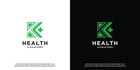 Cross Health Latter Logo Design
