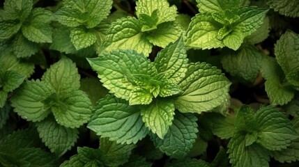 Mint leaves background, Mojito