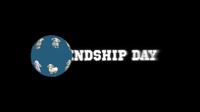 Happy Friendship Day: Animation and illustration.