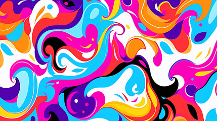 Beautiful abstract artistic colorful pattern background	
