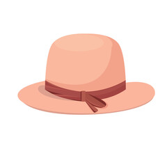 Flat vector men's and women's hats. Stylish men's and women's hats.