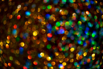 Light blur bokeh, defocused background. Festive abstract background with bokeh, defocused lights....