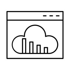 Forecast Analytics Icon Design