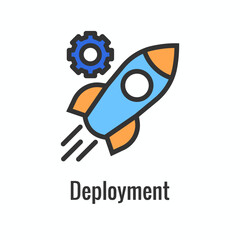 Kubernetes Development and Environment Icon Showing Aspect