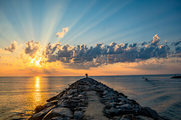 Sunrise at the jetty