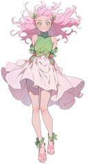 Fototapeta na wymiar Anime character: Sakura Tanaka