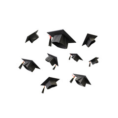 Graduation cap Isolated on White Background