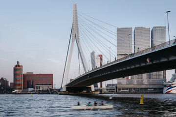 Fototapeta na wymiar Ponte Erasmo Rotterdam