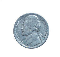 five cents coin