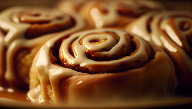 freshly baked cinnamon rolls