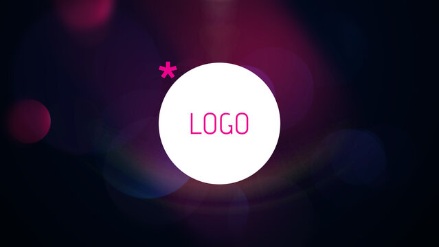 Lens Bokeh Logo Reveal