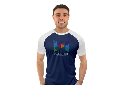 T-Shirt Raglan Mockup