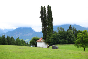 Mountain village countryside landscape scenery